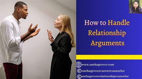How To Handle Relationship Arguments By Sneha Grover Careercounselor And Relationship Coach