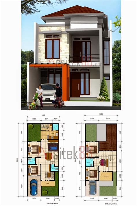 Denah rumah modern sederhana dan minimaliss 3 kamar. Desain Rumah Minimalis 12 X 15 Tipe 180 - Foto Desain ...