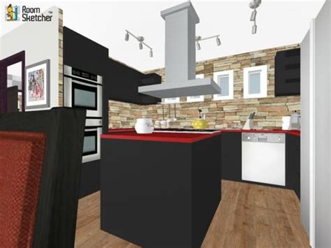 Visualize your real estate properties & home design projects in 3d #floorplans. Click LIKE for double stoves in YOUR kitchen! Decor ...