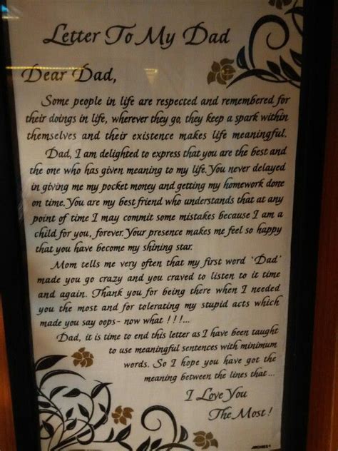 Fathers Day Letters From Daughter