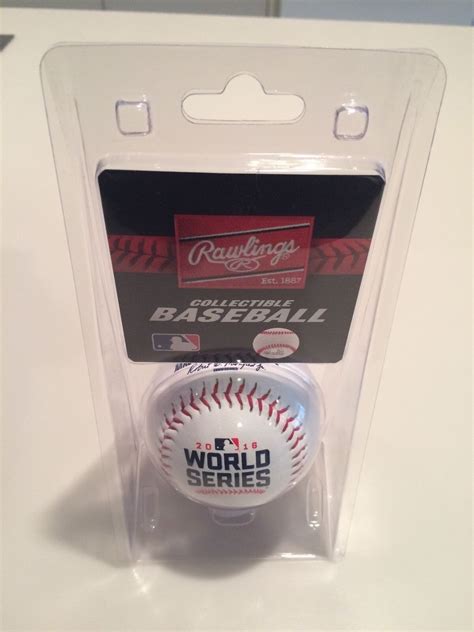 rawlings official mlb baseball 2016 world series replica ball chicago cubs ebay