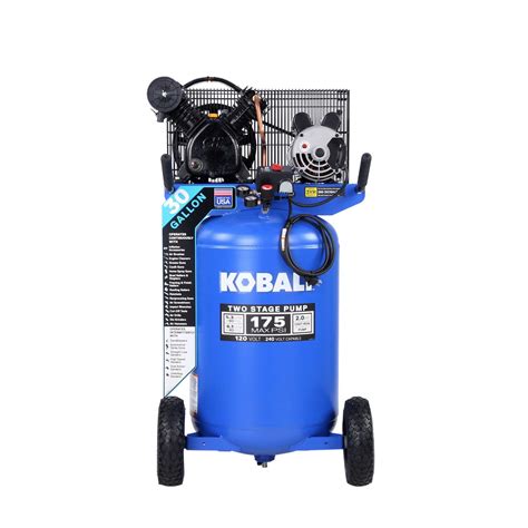 Kobalt 30 Gallon Single Stage Portable Electric Vertical Air Compressor