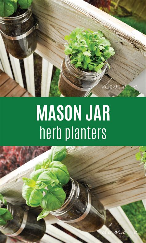 Herb Planters Using Mason Jars Mason Jar Herb Garden Mason Jar Herbs