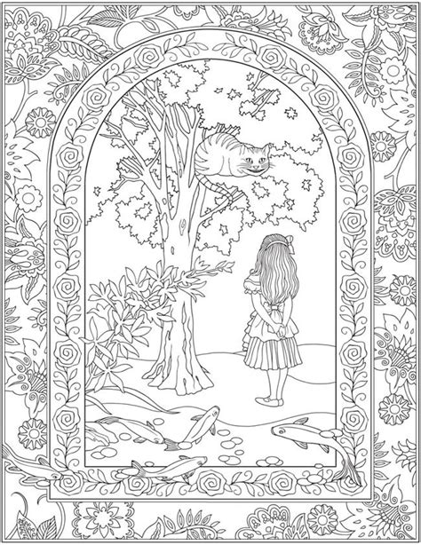 Welcome To Dover Publications From Creative Haven Alice In Wonderland