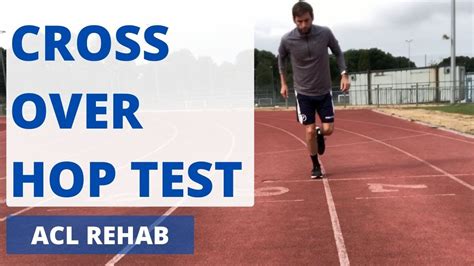 Acl Return To Sport Testing Crossover Hop Test Youtube