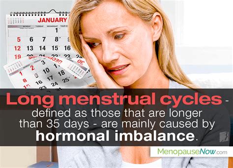 Long Menstrual Cycles Menopause Now