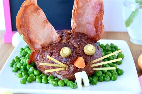 No other candy has the range! Easter Food Ideas: Easter Bunny BBQ Meatloaf - West Via Midwest