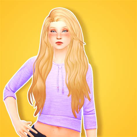 My Sims 4 Blog Stealthic Heaventide Hair Edit Retexture By Ddeathflower