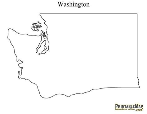 Printable Map Of Washington State Map Of Washington Washington