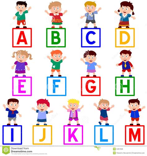 Children Clipart Alphabet Children Alphabet Transparent