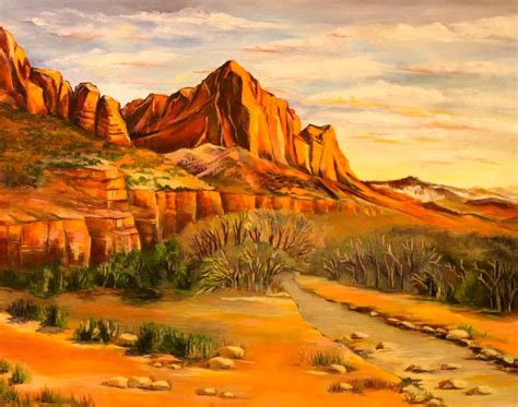 Art Painting Landscape Southwest Painting Desert
