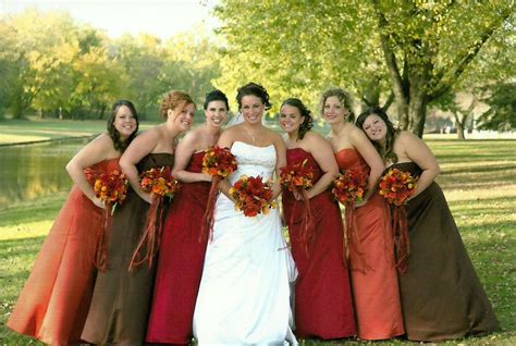 Bridesmaid Dresses In Fall Colors Fall Bridesmaid Dresses Wedding