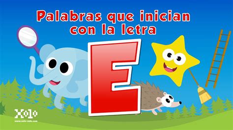 Palabras Que Inician Con La Letra E En Español Para Niños