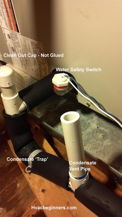 Carefully flush the pipe out with water to ensure everything is flowing freely. Air Conditioning Condensate Drain Line Clogged