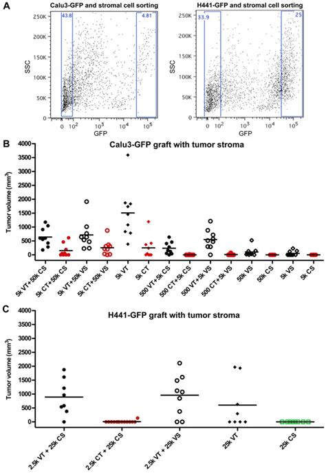 A Representative Facs Plots Showing Gates Used For Sorting Gfp Tumor