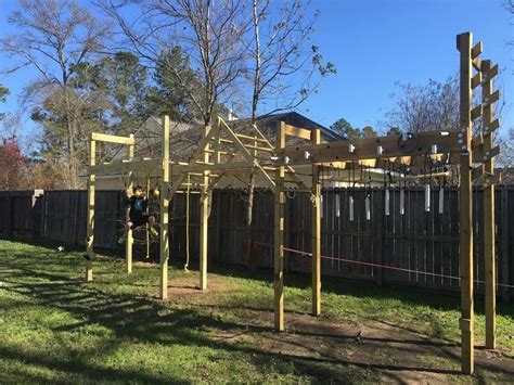 The blueprint for play toolkit's objective is to bring communities together in the creation of a play space. Pictures — NinjaWarriorBlueprints.combackyard A frame ...