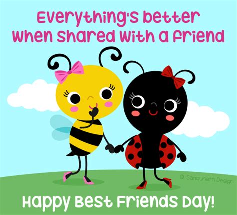 From sophie turner and maisie williams to kate winslet and leonardo dicaprio, these stars turned their character's love for each other into blossoming friendships. Shared With A Friend. Free Happy Best Friends Day eCards ...