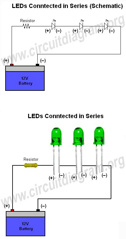 How To Connectwire Leds Circuit Diagram