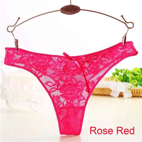buy 1pc sexy women ultra thin g string thongs lace panties low waist underwear