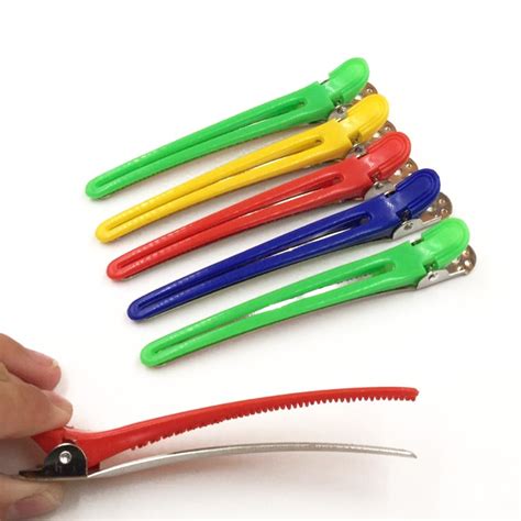 5pcs Colorful Hairdressing Salon Sectioning Hair Clip Hairdressing