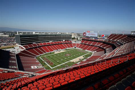 All told, the new 49ers' stadium is roughly 40 miles away from san francisco. 49ers' Levi's Stadium: How Niners' new home became a bust