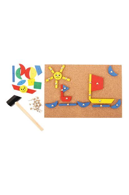Bigjigs Toys Pin A Shape Set 229 Pc Pin Art Kids Art Set Pin