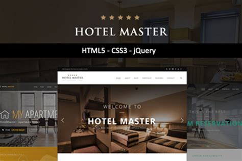 Hotel Master Hotel Html Template Fastcodespace