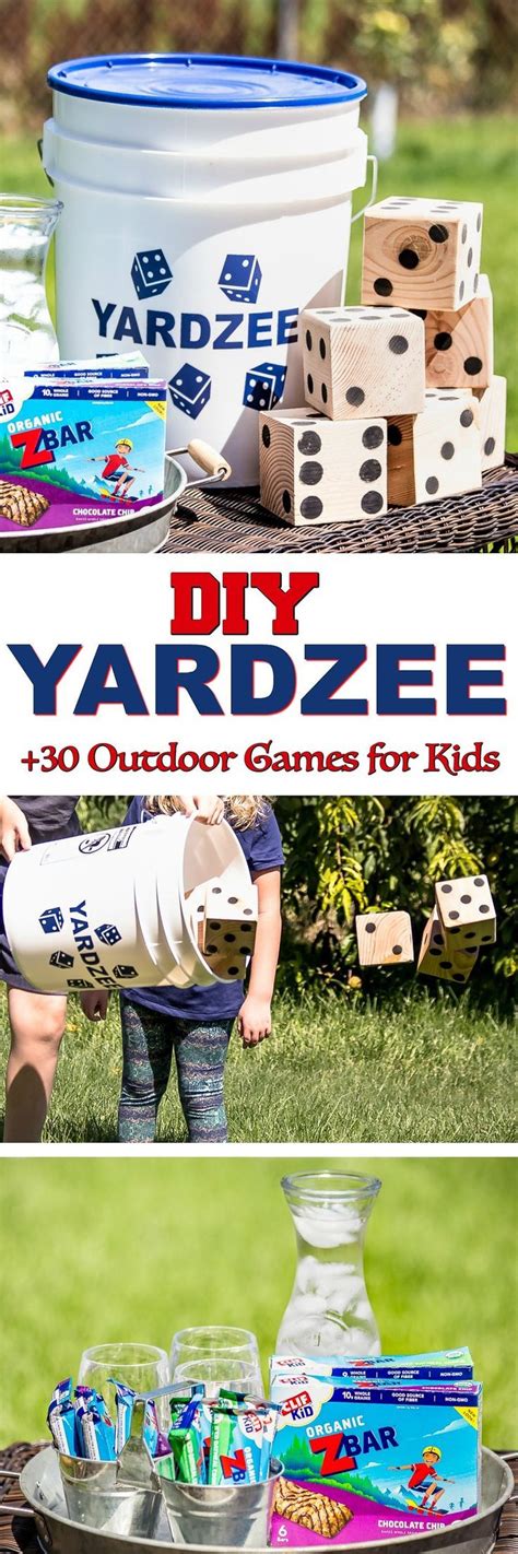 Classic Outdoor Games For Kids Diy Yardzee Tutorial