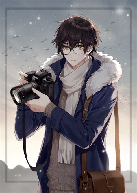 🖤 Aesthetic Anime Boy With Glasses 2021