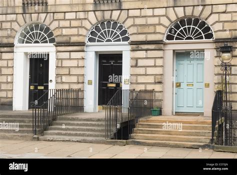 Georgian Architecture Edinburgh New Town Scotland Stock Photo Alamy