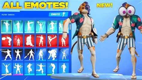 Purradise Meowscles Skin Showcase With All Fortnite Dances And Emotes