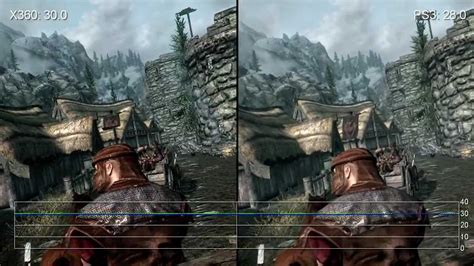 The framerate within games, particularly pc games, typically varies, depending upon what is currently happening in the game. Skyrim Xbox 360/PS3 Frame-Rate Comparison - YouTube