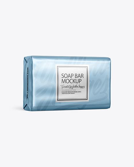 Metallic Soap Bar Package Mockup Free Download Images High Quality