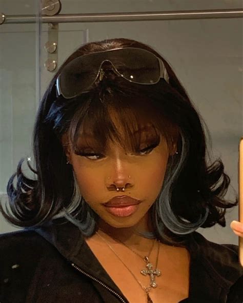 Blackgirlwithseptum In 2022 Black Girl Natural Hair Y2k Hairstyles Hair Styles