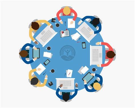 Round Table Business Meeting Free Transparent Clipart Clipartkey