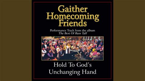 Hold To Gods Unchanging Hand Original Key Performance Track With