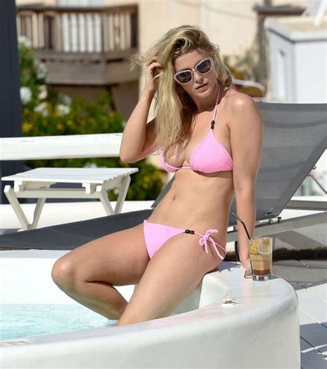 Ashley James In Pink Bikini At A Pool In Mykonos Greece 6 9 2016