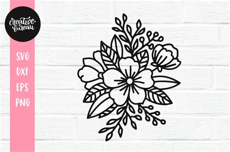 Floral Print Svg