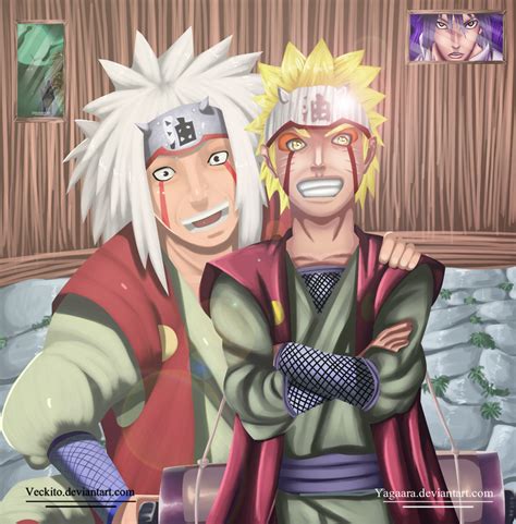 Naruto And Jiraiya Collab By Yagaara On Deviantart