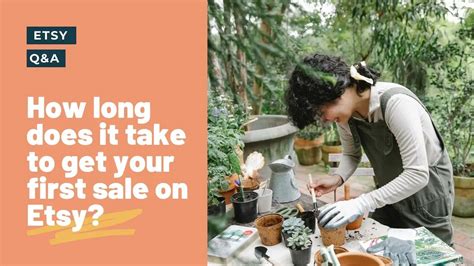How Long Does It Take To Get Your First Sale On Etsy Answered Etsy