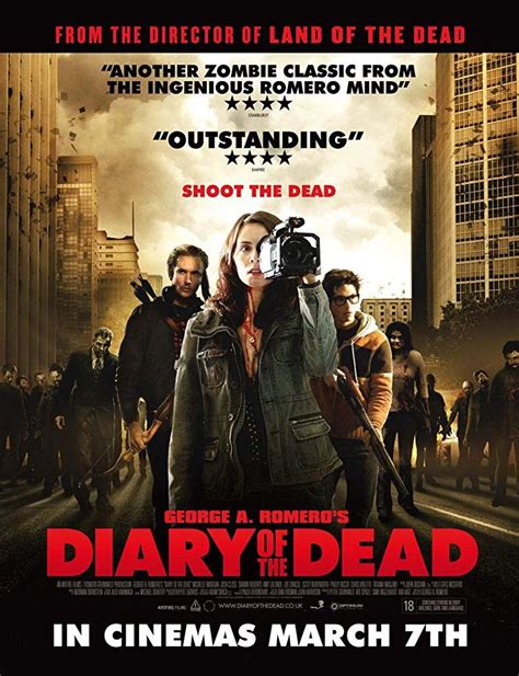Diary Of The Dead 2007 Diary Of The Dead The Dead Movie Movie Posters