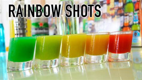 Rainbow Shots L Shot Arcoiris L Lab Bar Youtube