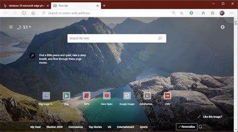 Set A Custom Background Image In Microsoft Edge Ask Dave Taylor