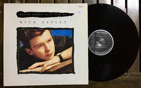 1987 Rick Astley Never Gonna Give You Up Vinyl 12 45 Rpm Maxi Single