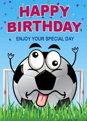 Funny Birthday Soccer Ecard For Sports Fans Crazecards