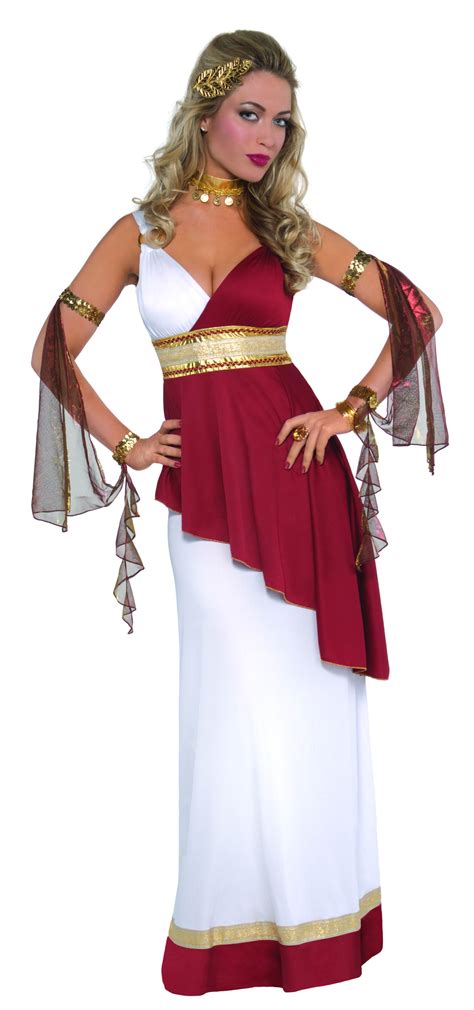 Imperial Empress Roman Greek Grecian Ladies Toga Costume Outfit Uk 8 16