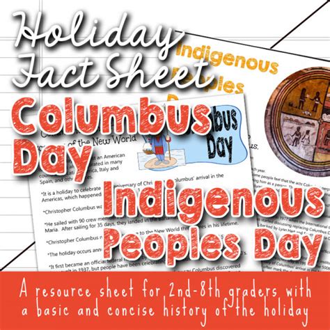 Columbus Day And Indigenous Peoples Day Facts And History For Kids