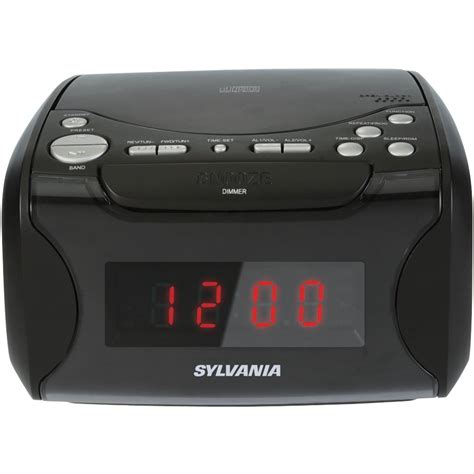 Sylvania Alarm Clock Radio With Cd Player And Usb Charging Ebay