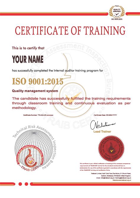Iso 90012015 Internal Auditor Training Online Elearning Uk Uae Saudi