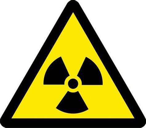 Chemical Sign Radiation Triangle Wall Decal By Wallmonkeys Peel And